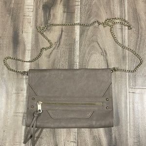 LULU Grey Crossbody on Chain